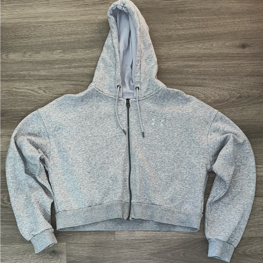 Under Armour Gray Zip-Up Hoodie